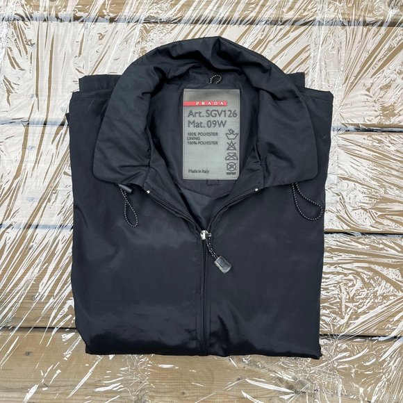 ❤️PRADA Men's Zip Hood Jacket Size XL - Picture 11 of 11